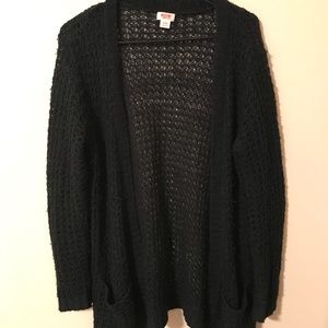 Black Oversized Cardigan